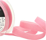 R8801 16mm Blush Rose Pink Nylon Velvet Ribbon by Berisfords