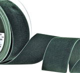 R8927 50mm Gris-Fonce (Blue Grey) Nylon Velvet Ribbon by Berisfords
