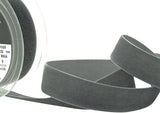 R8949 22mm Dolphin Grey Nylon Velvet Ribbon by Berisfords