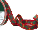 R9552 16mm Cameron Tartan Polyester Ribbon by Berisfords