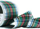 70mm Dress Stewart Polyester Tartan Ribbon | Berisfords