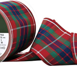 70mm Fraser Polyester Tartan Ribbon | Berisfords