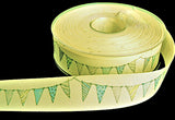 25mm Primrose Yellow-Pastels Bunting Taffeta Ribbon | Berisfords