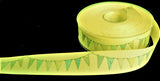 R9734 25mm Primrose Yellow-Pastels Bunting Taffeta Ribbon,Berisfords