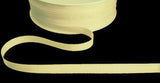 R9763 7mm Dull Cream Polyester Taffeta Ribbon by Berisfords
