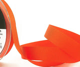 R9769 10mm Flame Orange Polyester Grosgrain Ribbon by Berisfords