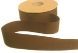 R9809 25mm Choc Brown Rustic Taffeta Seam Binding Ribbon, Berisfords