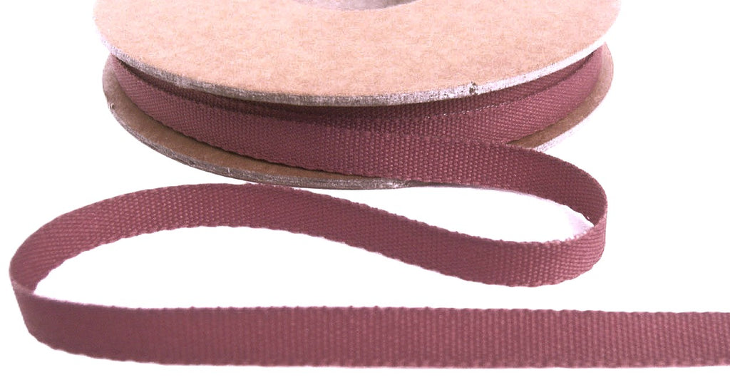 7mm Dusky Pink Rustic Taffeta Seam Binding Ribbon | Berisfords Ribbons ...