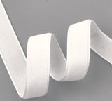 R9860 10mm White Nylon Velvet Ribbon