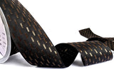 R9864 42mm Charcoal-Bronze Metallic Shimmer Stitch Ribbon, Berisfords
