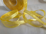 Berisfords Jacquard rose woven satin ribbon. 10mm width. Ribbonmoon Ribbons online shop.