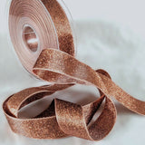 R2445 25mm Copper Metallic Lame Ribbon by Berisfords