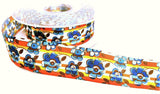 26mm Mixed Colour Wire Edge Floral Print Taffeta Ribbon - Berisfords