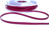 3mm Burgundy Wine Polyester Grosgrain Ribbon
