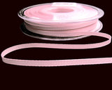 3mm Pale Pink Polyester Grosgrain Ribbon