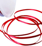 3mm Red Double Satin Ribbon | Berisfords 15
