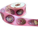 40mm Easter Art Eggs Printed Taffeta Ribbon | Berisfords
