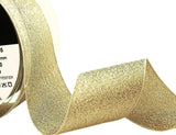 40mm Gold Metallic Lame Ribbon | Berisfords 200