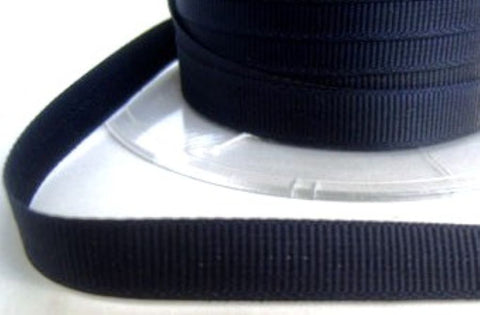 10mm Navy Nylon Grosgrain Ribbon | Berisfords