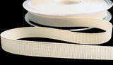 10mm Pale Antique Cream Nylon Grosgrain Ribbon | Berisfords