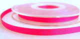 6mm Fluorescent Pink Grosgrain Ribbon | Berisfords 6845