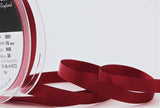 10mm satin ribbon. Scarlet berry red colour 908. Berisfords Ribbons, order  by the metre online at Ribbonmoon UK