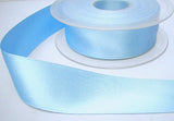 27mm Dark Sky Blue Double Face Satin Ribbon | Berisfords