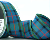 40mm Flower of Scotland Tartan Ribbon | Berisfords Scottish Tartan Ribbon