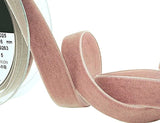 16mm Wide Colonial Rose Colour 9263 Luxury Velvet Ribbon.
