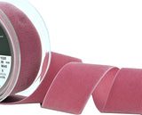 36mm Wide Alt Rosa Pink Colour 9645 Luxury Velvet Ribbon.