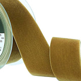 50mm Nuss (Golden Brown) Luxury Velvet Ribbon | Berisfords 9533