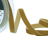 9mm Nuss (Golden Brown) Luxury Velvet Ribbon | Berisfords 9533