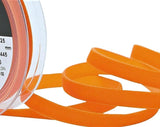 9mm Orange Colour 9445 Luxury Velvet Ribbon by Berisfords Ribbons UK