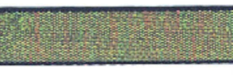 RSK13 15mm Navy-Iridescent Adhesive Backed Metallic Ribbon 3 Mtrs