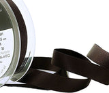 15mm Cuban Brown Double Satin Ribbon | Berisfords 9