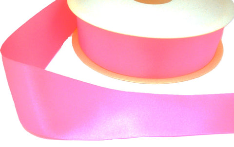 15mm Pale Fluorescent Pink Double Satin Ribbon | Berisfords