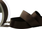 25mm Cuban Brown Double Satin Ribbon | Berisfords 9