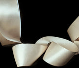 35mm Cream Double Satin Ribbon | Berisfords 50