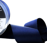 35mm Navy Double Satin Ribbon | Berisfords 13
