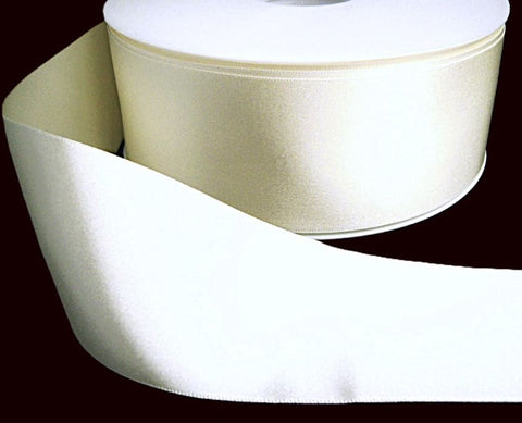 3mm Bridal White Double Satin Ribbon | Berisfords 419