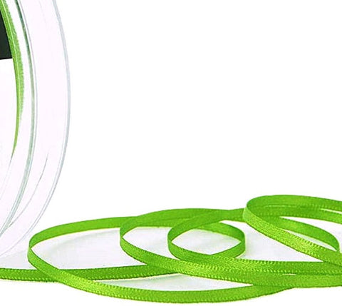 3mm Meadow Green Double Satin Ribbon | Berisfords 664