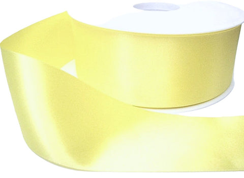 3mm Pale Lemon Double Satin Ribbon | Berisfords 14