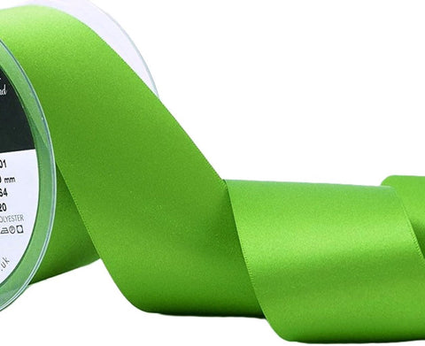 50mm Meadow Green Double Satin Ribbon | Berisfords 664