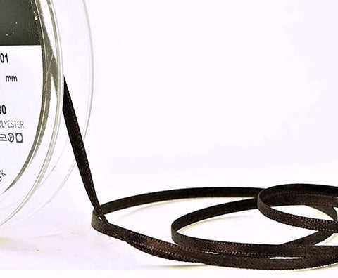 5mm Cuban Brown Double Satin Ribbon by Berisfords | Luxury Recycled Ribbon 9