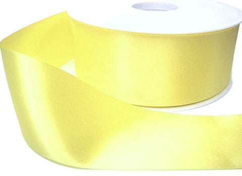 5mm Lemon Double Satin Ribbon | Berisfords 5