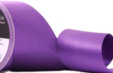 70mm Purple Double Satin Ribbon | Berisfords 19