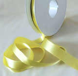 7mm Lemon Double Satin Ribbon | Berisfords 5