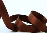 15mm Hot Chocolate Brown Single Satin Ribbon | Berisfords