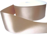 10mm Ecru Single Face Satin Ribbon by Berisfords