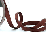 10mm Hot Chocolate Brown Single Satin Ribbon | Berisfords 488